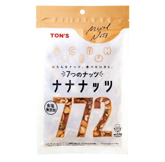 東洋ナッツ 食塩無添加ナナナッツ 160g まとめ買い(×10)|4901998320438(tc)(423080)