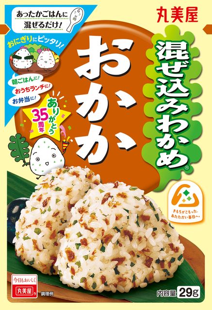 丸美屋 混ぜ込みわかめ おかか 29g まとめ買い(×10)|4902820112757(011020)