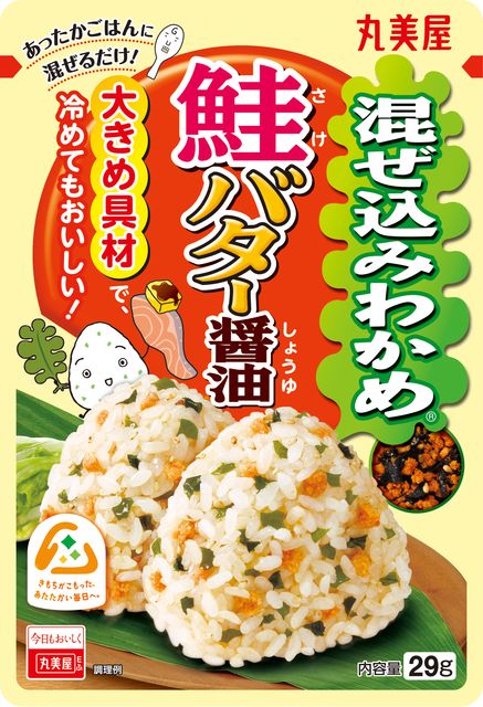 丸美屋 混ぜ込みわかめ 鮭バター醤油 29g まとめ買い(×10)|4902820112887(011020)