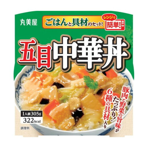 丸美屋 五目中華丼ごはん付き 305g まとめ買い(×6)|4902820231618(011020) 丸美屋 五目中華丼ごはん付き 305g まとめ買い(×6)|4902820231618(011020)
