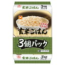 マルちゃん 玄米ごはん 3食入り 160g×3 まとめ買い(×8)|4901990166034(n)