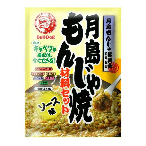 ブルドック 月島もんじゃ焼 ソース味 81.3g まとめ買い(×5)|4902551074553(012956)