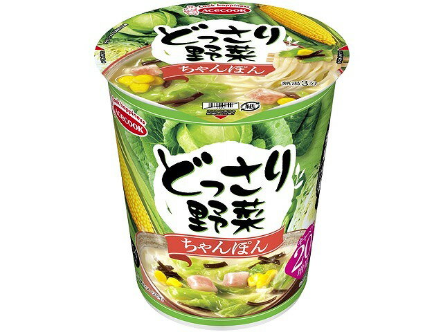 エースコックどっさり野菜ちゃんぽん61gまとめ買い(×12)
