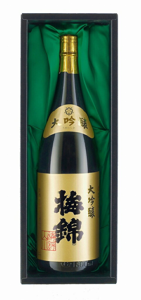 梅錦山川 大吟醸 落款 1800ml(n)