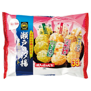 食物アレルギー Befco F瀬戸の汐揚アソート 33枚入り 食物アレルギー Befco F瀬戸の汐揚アソート 33枚入り