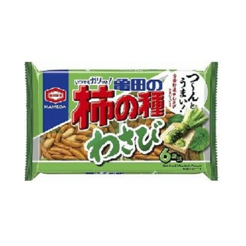 亀田製菓 亀田の柿の種わさび6袋詰 164g まとめ買い(×12)|4901313204689（415138）(n)