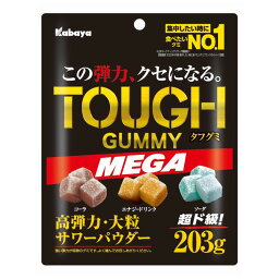 カバヤ タフグミ MEGA 203g まとめ買い(×6)|4901550270782(049840)(n)