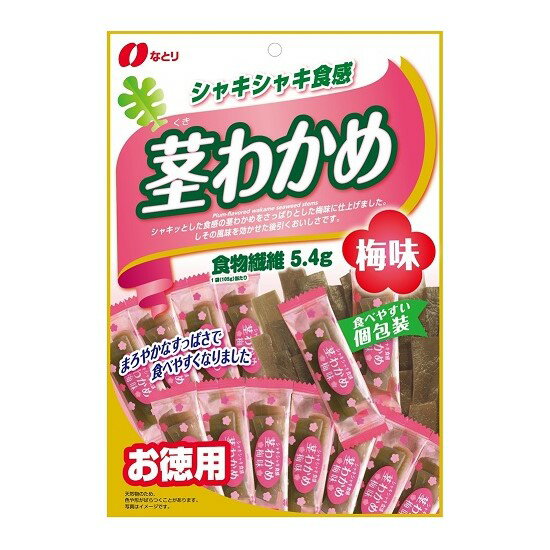 なとり 茎わかめ梅味 105g まとめ買い(×10)|4902181097069(082742)(n)