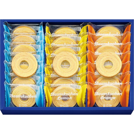 お中元 送料無料 ユーハイム サマーバウムクーヘンアソート PSA-40のサムネイル