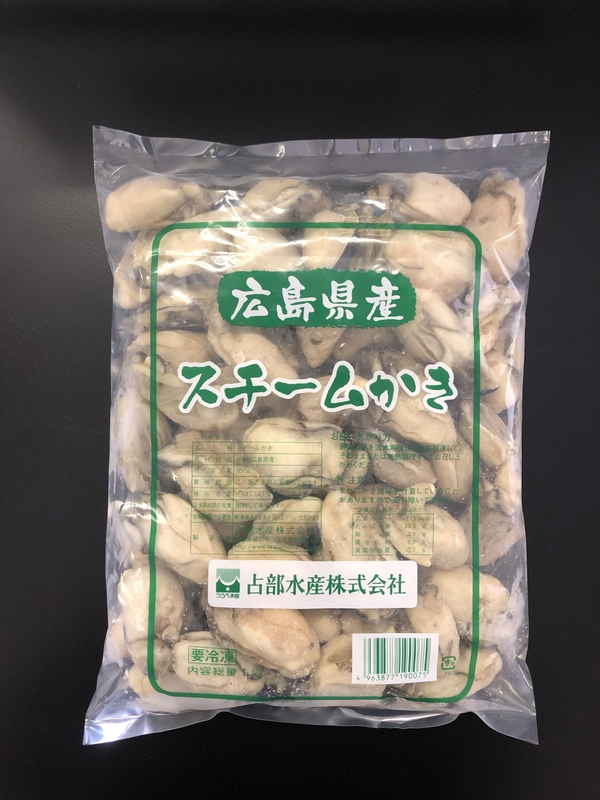 解凍後そのまま食べられる 冷凍 スチームかき Lサイズ 1kg (占部水産)(冷凍)（stk-221-22939）| かき 牡蠣 海産物 水産加工品