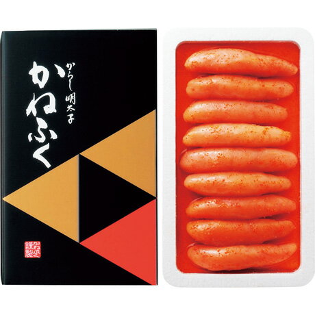 お歳暮 ギフト 送料無料 かねふく 無着色明太子 102844