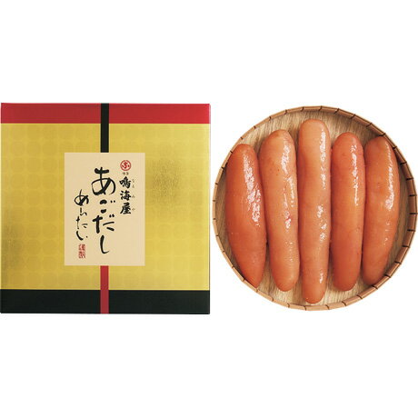 お歳暮 ギフト 送料無料 鳴海屋 無着色辛子明太子あごだし味 NSS-30