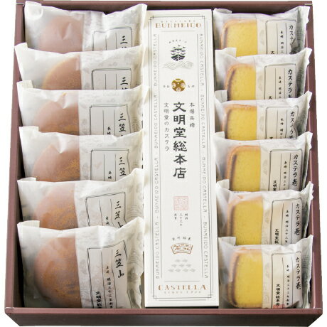 お歳暮 ギフト 送料無料 文明堂総本店 銘菓の彩 冬ギフト B3Tのサムネイル