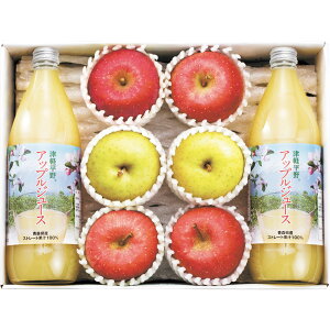 お歳暮 御歳暮 ギフト 贈り物 贈答 プレゼント ソーシャルギフト|青森県産(キョーエイ) 津軽平野ジュースとりんご詰合せ