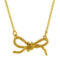 【送料無料】AlexMonroe(アレックスモンロー)リボンネックレス≪GOLD≫22金/925シルバーイギリス製レディースジュエリー【ネックレス】【あす楽対応】【ギフト】【クリスマス】