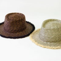 CheerストロースールフリンジHAT≪ブラウン≫レディース帽子ストローハットカンカン帽【あす楽対応】