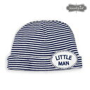 【Mudpie LITTLE MAN HAT リトルマンハット】 おしゃれなセレクトショップを中心に、おしゃれなママたちの間で爆発的な人気を誇る、 ギフト＆ベビー＆ファッションブランド、mudpie（マッドパイ）。 ギフトで贈りたいベビーブランドとして、LAのセレクトショップを中心に、高い人気を誇るベビーギフトブランドです。オシャレママの間ではmudpie（マッドパイ）を知らない人はいないほどの人気ぶり。 ベビーらしいキュートなデザインと、ベビーが使うことをよく考え抜いた商品の仕様が、 オシャレママたちの口コミにより広がり人気が急上昇。 LAのおしゃれなセレクトショップ「kitson」や「fredseagull」などでも常に人気のギフトブランドとなりました。 どれも可愛らしいアイテムで、プレゼントや出産祝いなどに大変喜ばれます‥♪ 「LITTLE MAN」のアップリケが付いたボーダー柄ハット♪ コットン100％素材なのでお子様の頭を優しく守ります★ 出産祝いなどのプレゼントにも◎ ■ブランド： Mudpie マッドパイ ■品名： LITTLE MAN HAT リトルマンハット ■サイズ： 新生児用フリーサイズ ■素材： コットン100% ■カラー： ブラック ≫　SHOP TOPページへ ≫　出産祝い・Babyグ ッズ一覧へ