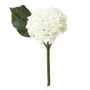 造花 ハイドランジア (ホワイト) 全長29cm 紫陽花 フラワーアレンジ 枯れない 水やり不要 室内用 インテリア ディスプレイ 店舗 装飾 撮影 小物 ブライダル ウェルカムスペース