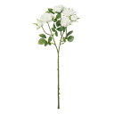 造花 ミニ ローズ スプレー (ホワイト） 全長35cm バラ 薔薇 造花 花束 花材 インテリア ディスプレイ【あす楽対応】