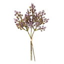 造花 カラード ラベンダー ブランチ 3本セット (ラベンダー) 全長20cm 造花 花束