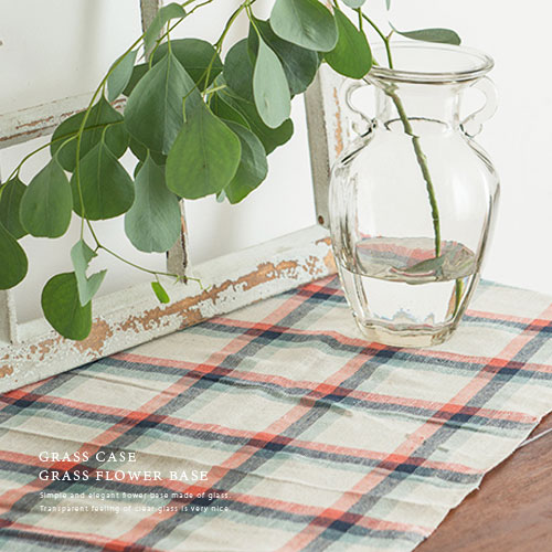 GRASS BASE ガラス フラワーベース ≪クリア≫ H23cm ガラス瓶 花器 花瓶 [2]