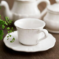 COSTANOVAコスタノバティーカップ&ソーサー0.22L「IMPRESSIONS」【食器アンティークコーヒーポットおしゃれ北欧食器白ストーンウェアギフト】【電子レンジ・オーブン・食器洗浄機対応】【あす楽対応】