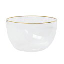 【訳あり】Hazel 金縁 ガラス食器 (ボウルS) 8.5cm 軽量【食器 お皿 平皿 中皿 メイン プレート おしゃれ シンプル ギフト】