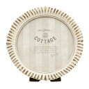 SHABBY CHIC フォトフレーム ≪ラウンド≫ 16cm ウェルカムスペース 写真 丸形 額縁 シャビー クラシック スタンド インテリア ディスプレイ 壁掛け