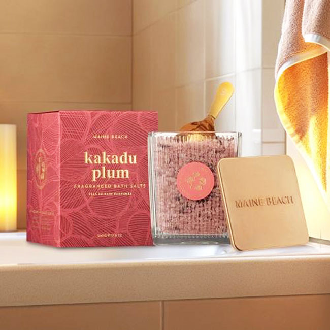 MAINE BEACH バスソルト 「カカドゥプラム」 （500g）スプーン付き 入浴剤 マインビーチ / KAKADU PLUM..