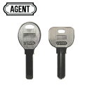 【当店限定!!毎日ポイント10倍】AGENT ディンプルシリンダー用 当店製 追加キー【エージェント】【スペアキー 合鍵】【対応する鍵穴本体の商品と同時購入専用...