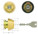 【当店限定!!毎日ポイント10倍】MIWA UR LA(DA).CY 扉厚33-41mm BS ゴールド色 キー3本付 LAタイプ用 URシリンダー【美和ロック...
