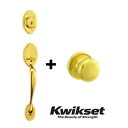 【当店限定!!毎日ポイント10倍】Kwikset ハンドルセット 800CE-LIP + 966H-IP 扉厚45mm前後 BS60/70mm キー3本付 チェルシー(外) + ハンコック(内) 標準シリンダー仕様【クイックセット メンテナンス 部品】【TITAN 互換品】