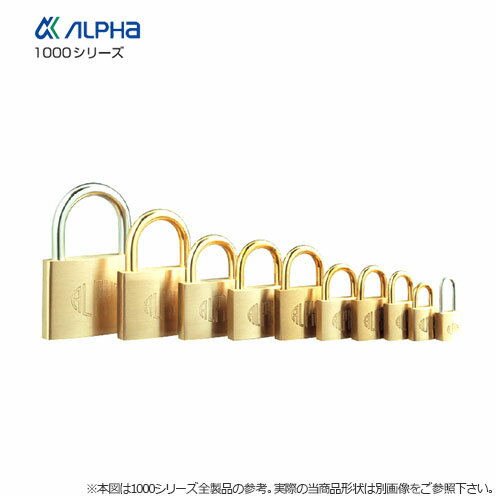 【当店限定!!毎日ポイント10倍】ALPHA 南京錠 1000-45 異番 キー3本付【アルファ 1000シリーズ 45サイズ】※代理店の在庫少量品※
