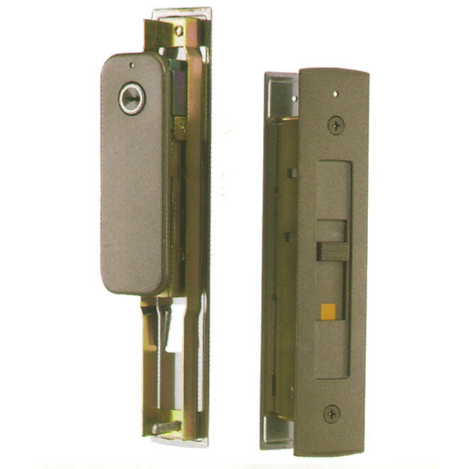 【12/11 01:59までポイント5倍】三協アルミ 引戸錠 WD3122-00-BR 扉厚33-35mm ブロンズ色 キー3本付 アルミサッシ 旧秀峰 旧樹峰 MIWA製【Kシリーズ 引違錠 KH-136】【三協 立山 メンテナンス部品】