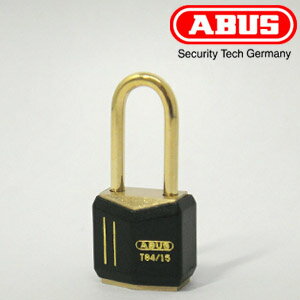 ABUS 真鍮南京錠 T84MB 15-LS ピンシリンダー式 キー3本付 箱入り【アバス 南京錠 T84MBシリーズ】