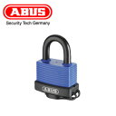 【当店限定!!毎日ポイント10倍】ABUS 南京錠 Aquasafe アクアセーフ 70IB/45 キー2本付 箱入り 鍵穴カバー付・本体樹脂保護カバー付 ピンシリンダー式【アバス パドロック】