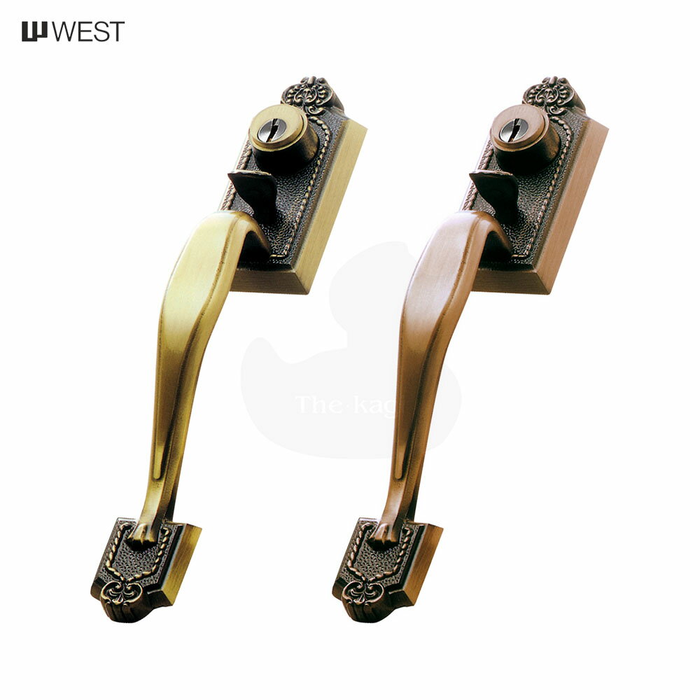 楽天市場】(1)westサムラッチハンドル装飾錠(west815+816 楽天市場】(1)westサムラッチハンドル装飾錠(west815+816