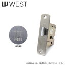 【当店限定!!毎日ポイント10倍】WEST G53-R6 錠ケース ロック機構有り バックセット50mm 左右勝手兼用 レバーハンドル角芯□7mm用 G5301...