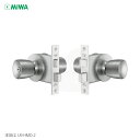 【当店限定!!毎日ポイント10倍】MIWA 握り玉錠 HMD-2 外締り キー3本付 左右勝手兼用 HMシリーズ 本締付モノロック ノブD型【外:シリンダー付ノ...