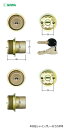 【当店限定!!毎日ポイント10倍】TOSTEM ドア錠セット DDZZ300□ キー5本付 MIWA DNシリンダー仕様(PS) 横全長40mm向け 2個同一キ...