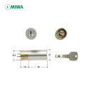 【当店限定!!毎日ポイント10倍】MIWA JN HP-27.CY 扉厚33-36mm ST シルバー色 キー3本付 HPDタイプ HP-27仕様用 JNシリンダー【美和ロック ミワ メンテナンス部品】