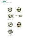 【当店限定!!毎日ポイント5倍】TOSTEM ドア錠セット DCAZ201 扉厚25-35mm シルバー色 キー5本付 MIWA URシリンダー仕様 2個同一キ...