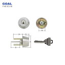 【当店限定!!毎日ポイント10倍】GOAL P-AD 5※4 ADヨウ シル 扉厚30-45mm シルバー色 キー3本付 ADタイプ用 6ピンシリンダー【GCY...