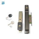 【11/27 01:59迄 全品P10倍】YKK 引戸錠 YB HHJ-0881 キー5本付 玄関引戸 れん樹 2枚建用 召合せ外締り錠 戸先内外締り錠 WES...