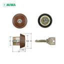 【当店限定!!毎日ポイント10倍】MIWA U9 DZ.CY 扉厚42-49mm CB ブロンズ色 キー3本付 BHタイプ用 U9シリンダー【美和ロック ミワ メンテナンス部品】(4)