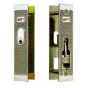 【当店限定!!毎日ポイント10倍】WEST 引戸錠 309-S0505-SC 扉厚30-31mm シルバー色 キー3本付 立山アルミ,アルナ,日軽等 アルミサッ...