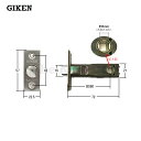 【当店限定!!毎日ポイント10倍】GIKEN 錠ケース ラッチ本体 レバー用 バックセット60mm 左右勝手兼用 ホームレバー・DJ・JL用 BS60 FT= ...