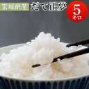 令和5年産 宮城県産だて正夢 白米5kg   検査米 こめ お米 だてまさゆめ 送料込み