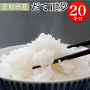令和4年産 宮城県産だて正夢 白米20kg   検査米 こめ お米 だてまさゆめ 送料込み