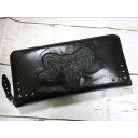 在庫限りSALE30%OFF 財布 メンズ 長財布 ラウンド マディージャックスープ Muddy Jack Soup 本革 かっこいいシープのデザイン 毎日配送...